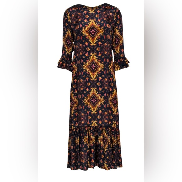 Kachel X Anthropologie Tiburon Ruffled Maxi Dress - Picture 15 of 16